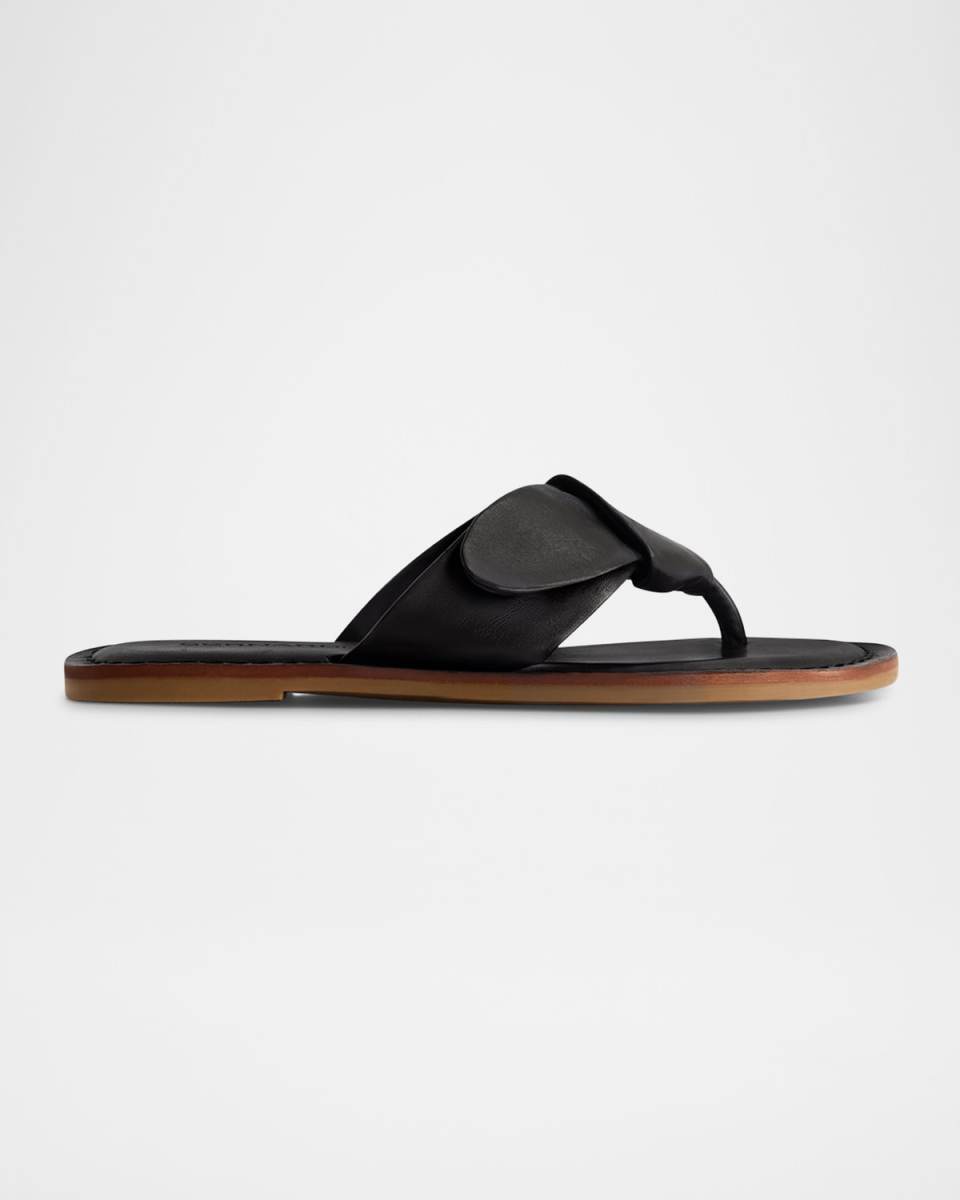 Laia Knotted Bow Thong Sandals